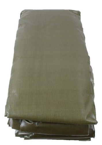 Plandeka oliwkowa PE, 10 x 12 m PLG100120 - Intertraktor