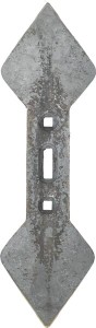 Redliczka 460x135x17 mm obracalna wygięta, 3-otw. pasująca do Universal CP489071