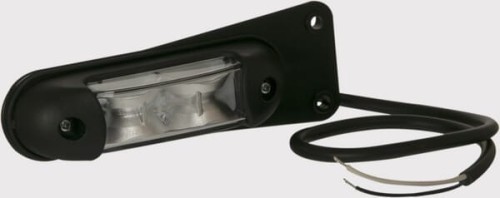 Lampa obrysowa LED, 1/2.2W prostokątna 12/24V biała/czarowna/pomarańczowa 6 LED Kramp LA103168 - Intertraktor