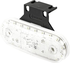 Lampa obrysowa LED, prostokątna, 12/24V przezroczysta, przykręcana Waś 1400300536