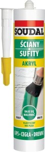 Uszczelniacz akrylowy, biały 280 ml 137657SOU