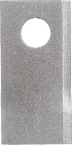 Nożyk kosiarki rotacyjnej prawy 96x48x3 mm otwór Ø 19 mm okrągły pasuje do Pöttinger 25 szt. 434980KR - Intertraktor