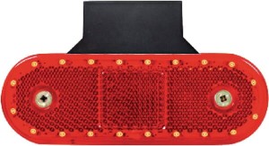 Lampa obrysowa LED, prostokątna, 12/24V z przewodem i uchwytem Kramp LA30115