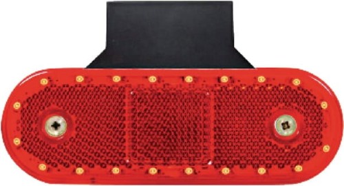 Lampa obrysowa LED, prostokątna, 12/24V z przewodem i uchwytem Kramp LA30115 - Intertraktor