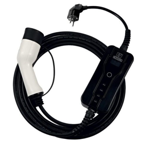 Kabel ładowania EV, typ 2, wtyk UE, 3.7 kW, 8-16A, 5 m EVCEU216WC - Intertraktor