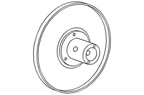 Koło pasowe czyszczące AV100308 - Intertraktor