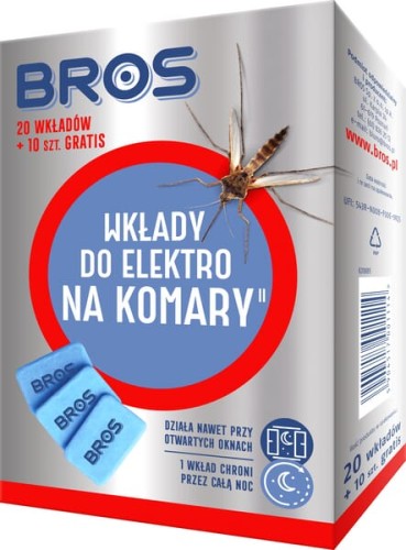 Wkłady do elektro na komary, 20 szt. 1594011 - Intertraktor