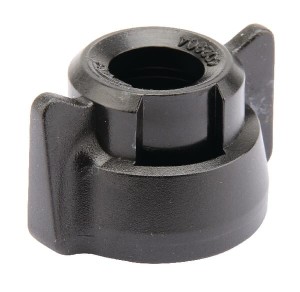Pokrywka dyszy, bagnet, Ø12.6, czarny, Arag 40290401