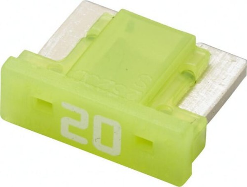 Bezpiecznik płaski niski Mini, 20A L=8.4 mm żółty op. 5 szt. Hella 8JS728596332 - Intertraktor