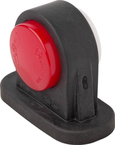 Lampa obrysowa LED, okrągła, 12/24V biała/czerwona, przykręcana Waś 1400300774 - Intertraktor