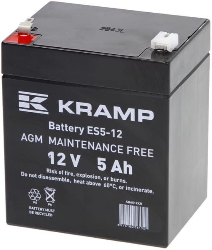 Akumulator 12V 5Ah zamknięty Kramp SBA512KR - Intertraktor