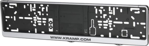 Ramka tablicy rejestracyjnej, czarna KRA00900012002 - Intertraktor