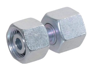 Złącze proste z nakrętkami M18x1,5 10S - M18x1,5 12S GVO10S12L