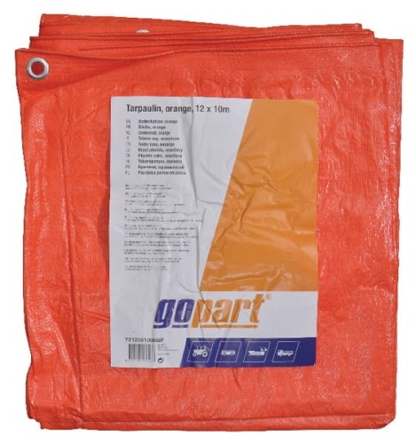Plandeka pomarańczowa gopart, 12 x 10 m T212001000GP - Intertraktor