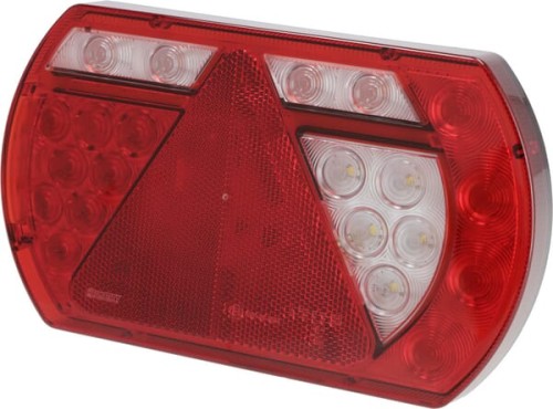 Lampa tylna zespolona LED, prawa SMART, 12V 236x140x24.3 mm Bayonet 5-pin Kramp L26060P5RH5SM - Intertraktor
