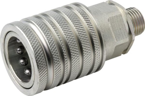 Szybkozłącze gniazdo QCPF-L 1/2" gwint zewnętrzny M16x1.5 QCPF12L16 - Intertraktor