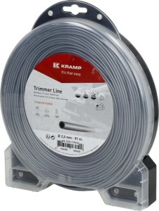 Żyłka tnąca Ø 2.5 mm 81 m okrągła Titanium Power szara Kramp NL2581TRKR