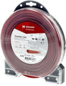Żyłka tnąca Ø 3.3mm 36m kwadratowa czerwona Kramp NL3336SKR