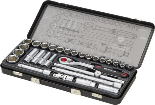 Zestaw kluczy nasadowych 1/2” 29 ele. 180429200KR - Intertraktor