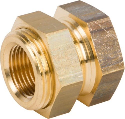 Złącze grodziowe 1/4" mosiężne BHF14B - Intertraktor