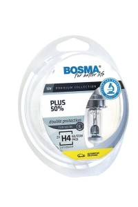 Komplet żarówek H4 Plus 50%, 12 V, 60/55W, P43T 140612605543P3