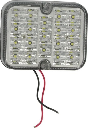 Lampa wsteczna LED, 3W, kwadratowa, 12V, 100 x 80.7 x 30 mm, gopart LA91262GP - Intertraktor