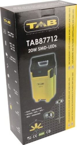 Bateria lampy do pracy 1800 lm TAB87712 - Intertraktor