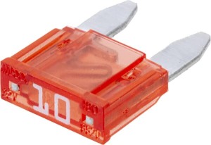 Bezpiecznik płaski Mini, 32V 10A L=16.3 mm czerwony op. 50 szt. iMaXX SI20265