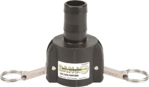 Camlock 1" element M x przyłącze węża Banjo 1” 100C