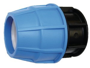Zakończenie śrubunku polietylenowego Supreme S16, 50 mm 654625S