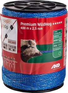 Linka Premium WildHog poliestrowa 6x0.25, Cu niebieska 400 m 449312