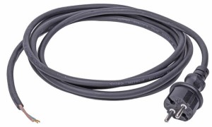 Przewód wymienny neoprenowy z wtyczką, 3 m 2 x 1 mm² MVS321