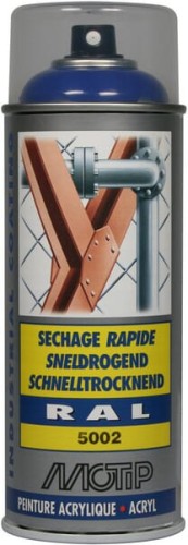 Lakier akrylowy w sprayu, RAL 5002 niebieski 400 ml 07006 - Intertraktor