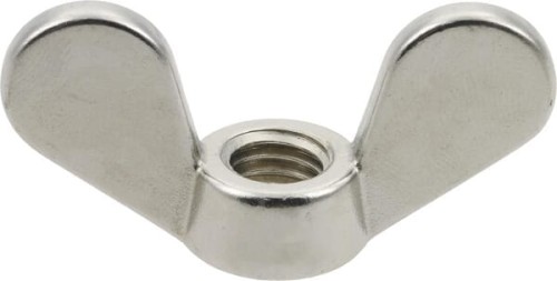 Nakrętka skrzydełkowa A2 Kramp, M6 3156RVSDINP025 - Intertraktor