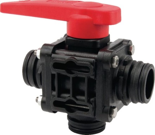 Zawór kulowy 3-drożny T6 453025S66 - Intertraktor