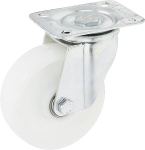 Koło skrętne PA Ø 125x40 mm podstawa montażowa: 115x85 mm nośność 150 kg Ro-Carr WH50NK125