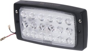 Lampa robocza LED, prostokątna, 27W 3375 lm 10/30V światło rozproszone z wtyczką AMP Combo 18 LED Kramp LA80300