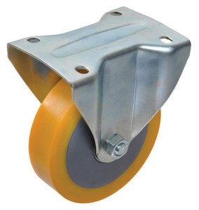 Koło stałe PU Ø 150x40 mm podstawa montażowa: 110x145 mm nośność 400 kg Ro-Carr WH710849150