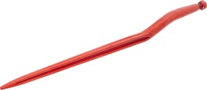 Ząb ładowacza, wygięty: 58 mm profil podwójne T 36x915 mm końcówka szpiczasta z nakrętką M22x1.5 czerwony 28601501Z