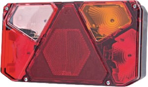 Lampa tylna zespolona prostokątna prawa halogen 12V lub 24V gopart LA45055