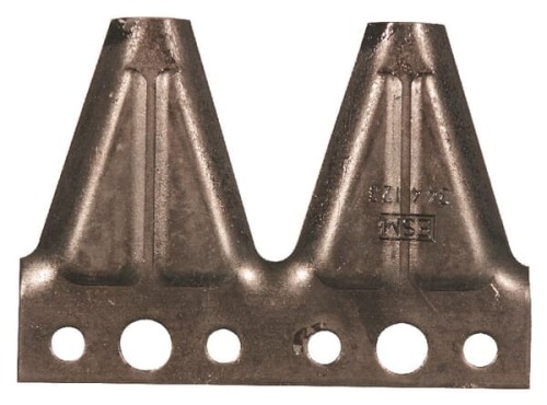 Podwójne ostrze 2 mm gładkie ESM 3441231AD - Intertraktor