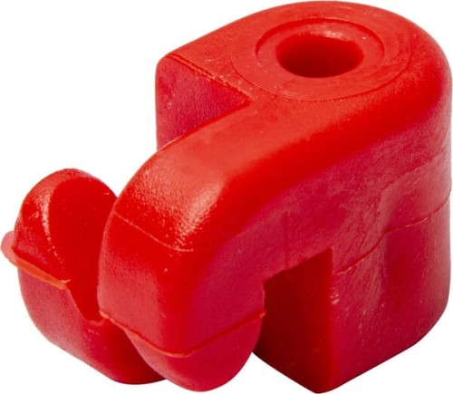 Izolator czerwony 6 mm 100 szt. 100202P100 - Intertraktor