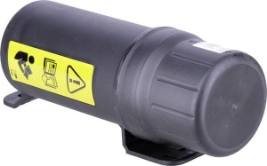Pojemnik na dokumenty Ø 109x312 mm z tworzywa sztucznego, czarny Kramp MB115020