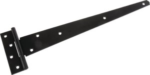 Zawias wzmocniony T 10" / 250 mm czarny TO4196A