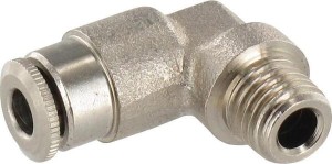 Szybkozłącze kolankowe 90° Ø 4 mm stałe gwint zewnętrzny M8x1 Kramp CLWS4MK81