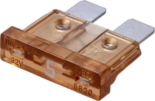 Bezpiecznik płaski, 5A L=20 mm brązowy 1 szt. iMaXX SI22005P001 - Intertraktor