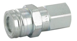 Szybkozłącze płaskie układu hamulcowego VF wtyczka 3/8" gwint wewnętrzny 1/2" BSP VF12GASM