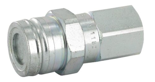 Szybkozłącze płaskie układu hamulcowego VF wtyczka 3/8" gwint wewnętrzny 1/2" BSP VF12GASM - Intertraktor