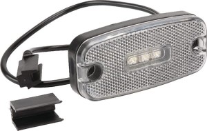 Lampa obrysowa LED, prostokątna, biała, przykręcana Click-in 6SU11034WL50