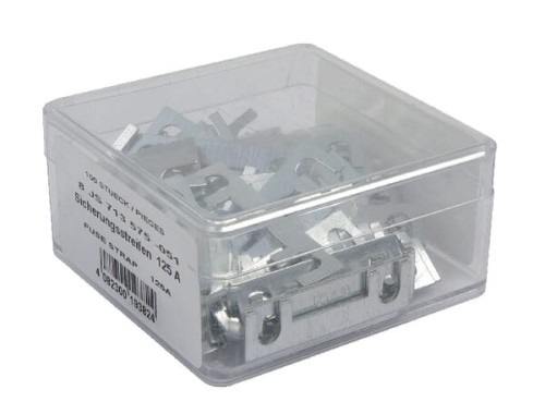 Bezpiecznik blaszany, 125A L=41 mm op. 100 szt. Hella 8JS713575051 - Intertraktor